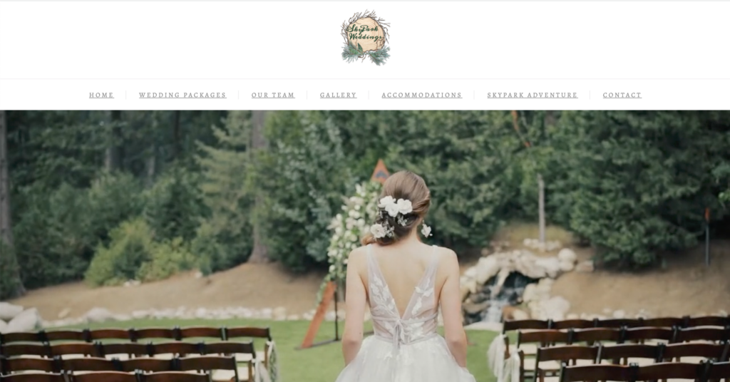 sky park wedding home page 
