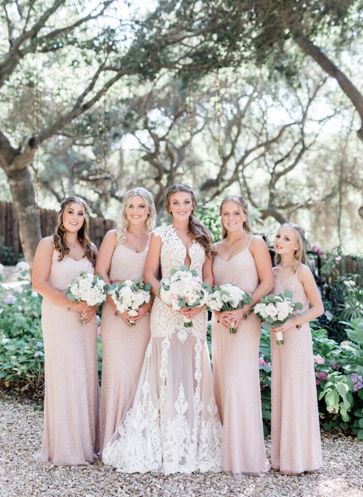 bride and her bridal party